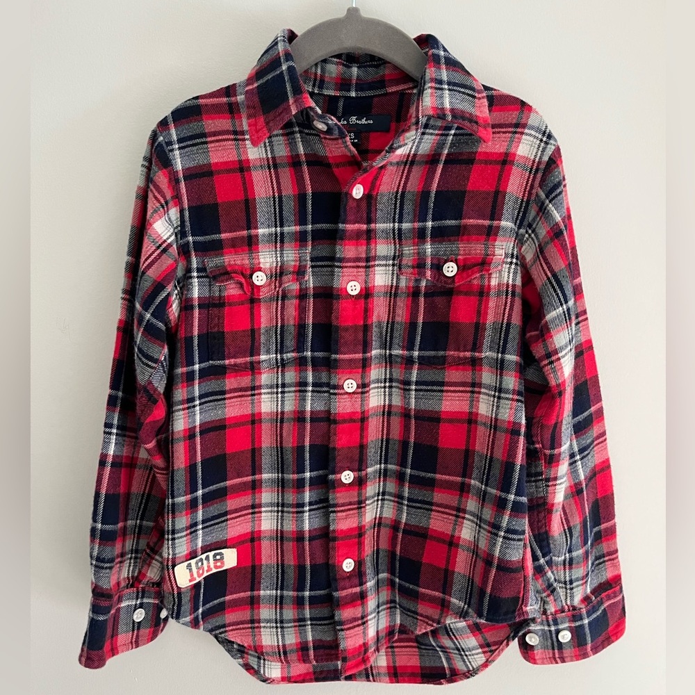 Brooks Brothers Boys Flannel Shirt